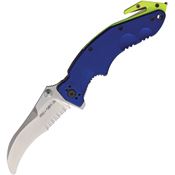 Fox 151R Rescue Linerlock Knife Blue
