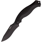 Fox KUHV02TIB Havoc Black Drop Point Framelock Knife Black Handles