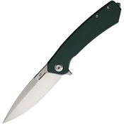 Ganzo SKGB Adimanti Framelock Knife Green Handles