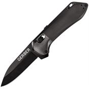 Gerber 1640 Highbrow 1640 Pivot Lock Black Knife Black Handles