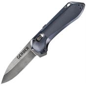 Gerber 1639 Highbrow Pivot Lock Knife Blue Handles