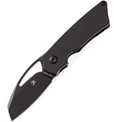 Kansept 2016A2 Goblin Framelock Knife Black Handles