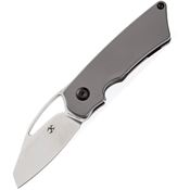 Kansept 2016A1 Goblin Framelock Knife Gray Handles