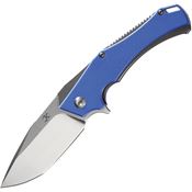 Kansept T1008A3 Helix Framelock Knife D2 Blue