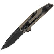 Kershaw 1160TANBWX Fraxion Linerlock Knife Tan