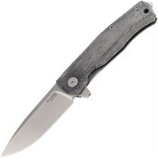 LionSTEEL MT01CVB Myto Framelock Knife Black Micarta Handles