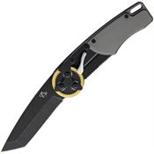 Mantis 2026T Gearhead Linerlock Knife Brass Tanto