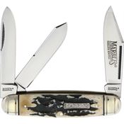 Marbles 473 Black Stag Cattleman Whittler