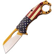 MTech A1028AF Linerlock Knife A/O Flag
