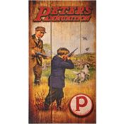 Remington 002 Peters Ammunition Wood Sign