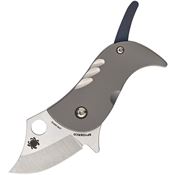 Spyderco 256TIP Pochi Reeve Integral Lock Knife Gray Handles