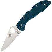 Spyderco 10FPK390 Endura 4 K390 Lockback Knife Blue Handles