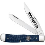 Case 13195 USMC Trapper Navy Blue