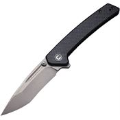 Civivi 2021A Keen Nadder Linerlock Knife Black Handles