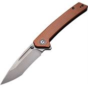 Civivi 2021B Keen Nadder Linerlock Knife Brown Handles