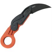 CRKT 4041O Provoke Kinematic Stonewash Knife Orange Handles