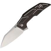 Fox 531TIBR Phoenix Tashi Framelock Knife Brown/Gray Handles