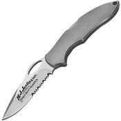 Justin 01JU091 Roping Lockback Knife Brushed Handles