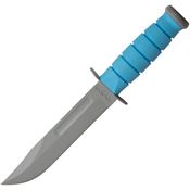 Ka-Bar 1313SF USSF Space-Bar Gray Fixed Blade Knife Blue Kraton Handles