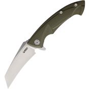 Kubey 212B Hawkbill Linerlock Knife Green