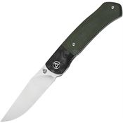 QSP Knife 137C Gannet Linerlock Knife Green