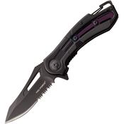 Tac Force 1026PL Framelock Knife A/O Purple Handles