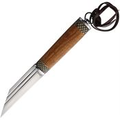 Windlass 404538 Viking Huntsmans Hadseax Satin Fixed Blade Knife Brownwood Handles
