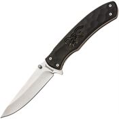 Browning 0429B Medium Primal Linerlock Knife Black Handles