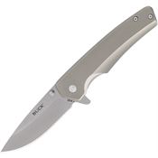 Buck 254SSS Odessa Framelock Knife Stainless Handles