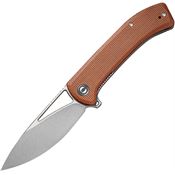 Civivi 2024A Riffle Linerlock Knife Brown Handles