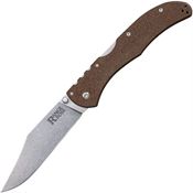 Cold Steel 20KR9 Range Boss Lockback Knife Dark Earth Handles