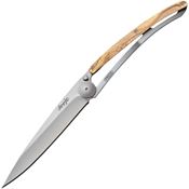 Deejo 1CB001 Linerlock Knife 37g Olive Wood
