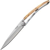 Deejo 9CB001 Linerlock Knife 27g Olive Wood