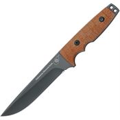 Fox AMK279 Afghanistan Memorial Grey Fixed Blade Knife Tan Micarta Handles