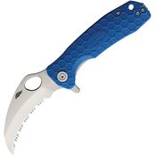 Honey Badger 1128 Medium Claw Knife Blue Handles