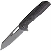 Kansept 1006VW Shard Framelock Knife Vertical Gray Handles