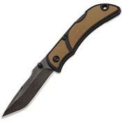 Outdoor Edge CHC25 Small Chasm Lockback Knife Brown Handles