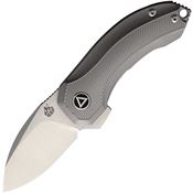 QSP 138A Hamster Framelock Knife Grey Handles