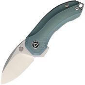 QSP 138C Hamster Framelock Knife Green Handles
