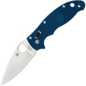 Spyderco 101PCBL2 Manix 2 Ball Bearing Lock Knife Blue Handles