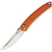 SRM 9211GJ 9211 Ambi Lock Satin Folding Knife Orange Handles