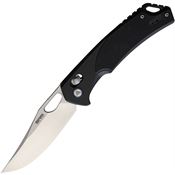 SRM 9201 9201 Ambi Lock Satin Folding Knife Black Handles