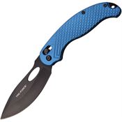 Tac Force 1037BL Rapid Lock Satin Folding Knife Blue Handles