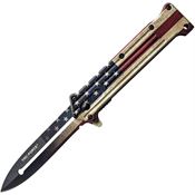 Tac Force 457F Linerlock Knife A/O Flag