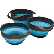 Adventure Medical 01401006 Flat Pack Bowls-n-Strainer Set