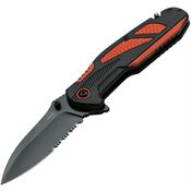 Boker Plus 01BO323 Savior 4 Linerlock Knife Black/Orange Handles
