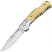 Boker Magnum 01SC075 Rustic Lockback Knife Zebra