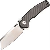 CJRB 1904RCF Crag Linerlock Knife Carbon Fiber Handles