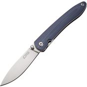 CJRB 1917GYC Ria Linerlock Knife Blue/Gray Handles