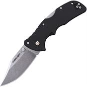 Cold Steel 27BAC Mini Recon 1 Clip Point Lockback Knife Black Handles
